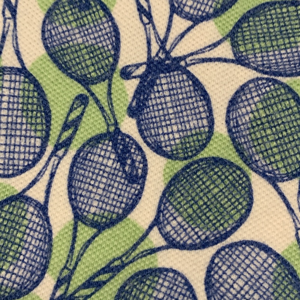 Land’s end xl /p tennis racquet print collared 4 buttons short sleeves vintage? - Picture 3 of 6